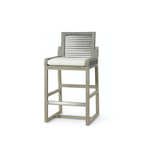 SAN MARTIN OUTDOOR 30" BARSTOOL, GREY