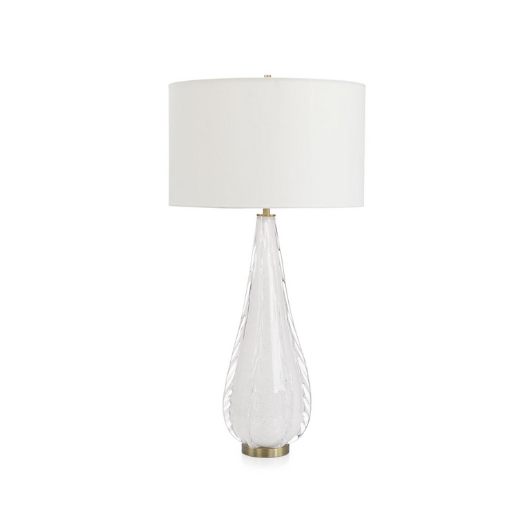 ARTIC WHITE ART GLASS TABLE LAMP