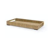 WOODSIDE RECTANGULAR TRAY LARGE, NATURAL