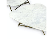 ORLANDO MARBLE COFFEE TABLE, SHORT