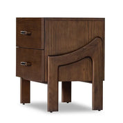 HALSTON NIGHTSTAND-TERRA BROWN ASH