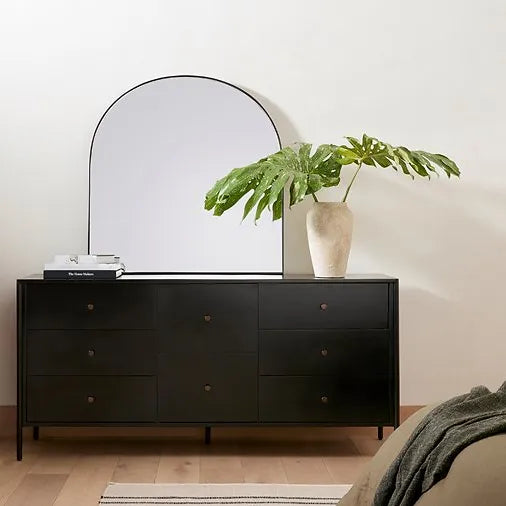 SOTO 8 DRAWER DRESSER-BLACK