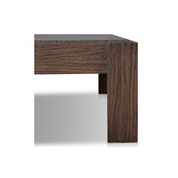 NORTE OUTDOOR COFFEE TABLE-SADDLE BROWN