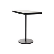 ZEVON END TABLE-MOSS CAST GLASS