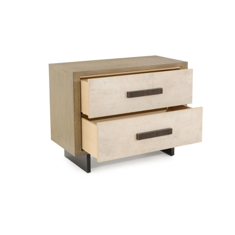 PLAYA TWO DRAWER NIGHT TABLE