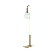 BRONSON FLOOR LAMP, BRASS