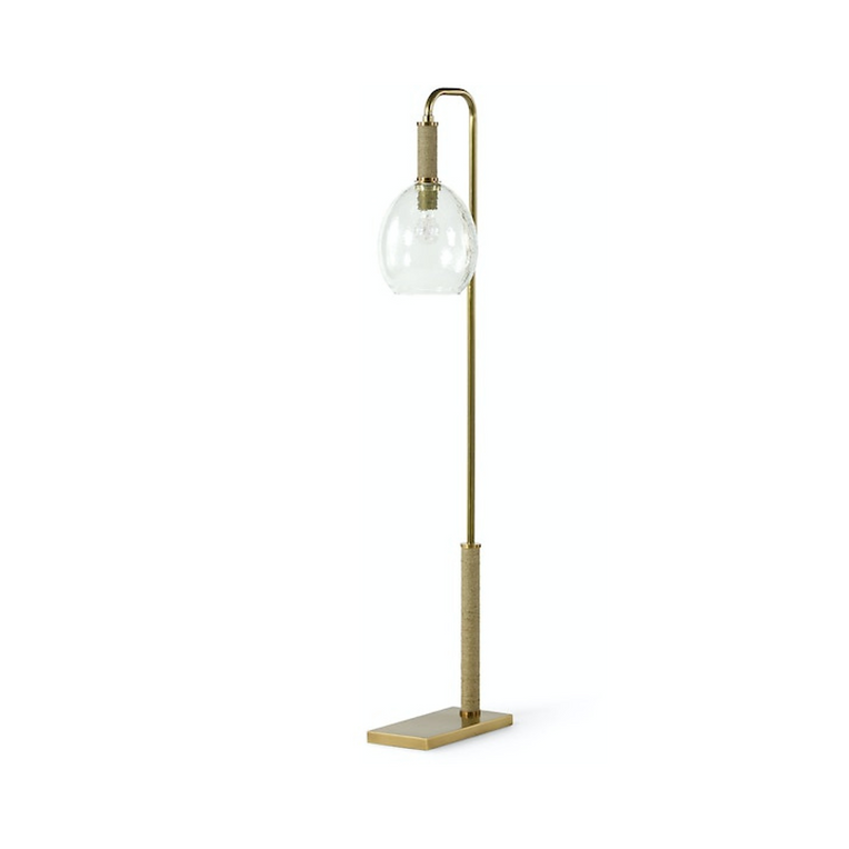 BRONSON FLOOR LAMP, BRASS