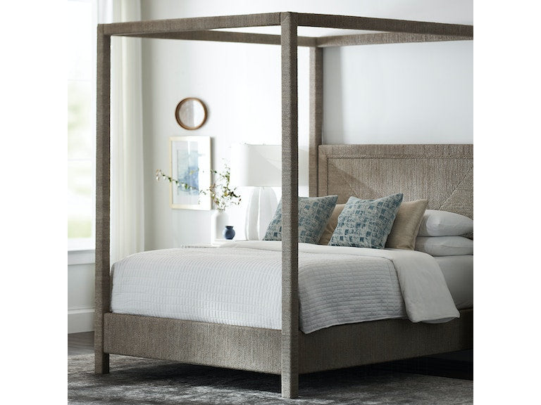 WOODSIDE CANOPY BED, QUEEN, WHITE SAND