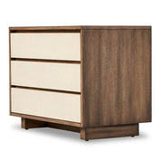 GROVE NIGHTSTAND-BEIGE PAINTED LINEN