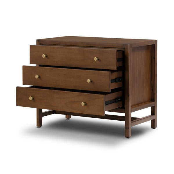 SULLIVAN NIGHTSTAND-SADDLE TAN