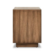 GROVE NIGHTSTAND-BEIGE PAINTED LINEN