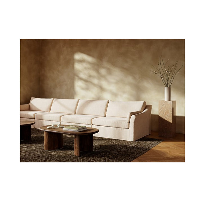 DELRAY 4-PIECE SLIPCOVER SECTIONAL