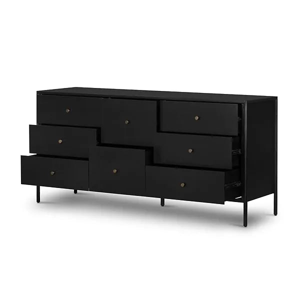 SOTO 8 DRAWER DRESSER-BLACK