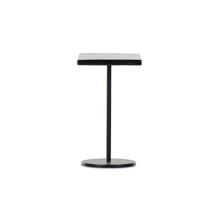 ZEVON END TABLE-MOSS CAST GLASS