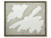 PLASTER BRUSHSTROKE II WALL DECOR