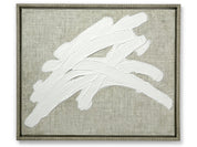 PLASTER BRUSHSTROKE I WALL DECOR