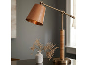 HENDRICK TASK LAMP, COGNAC