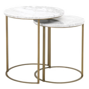 CARRERA ROUND NESTING ACCENT TABLE