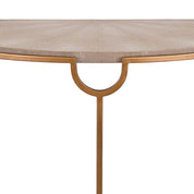 VOGUE SHAGREEN DEMILUNE CONSOLE