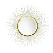 SADIE BEADED MIRROR WHITE