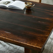 TRESTLE DINING TABLE-DISTRESSED WALNUT