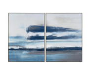 CAROL BENSON-COBB'S HORIZON'S BREAK DIPTYCH