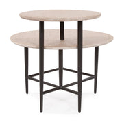 DUO HEIGHT ROUND COFFEE TABLE