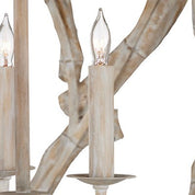 DRIFTWOOD WHITEWASH ORB CHANDELIER