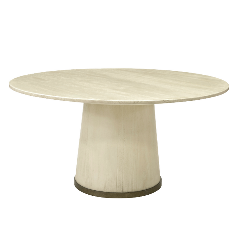 CONRAD DINING TABLE 52" GOLD