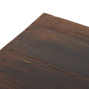 TRESTLE DINING TABLE-DISTRESSED WALNUT