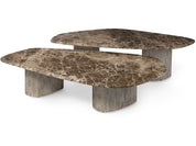 CALEB COFFEE TABLE SHORT, BROWN