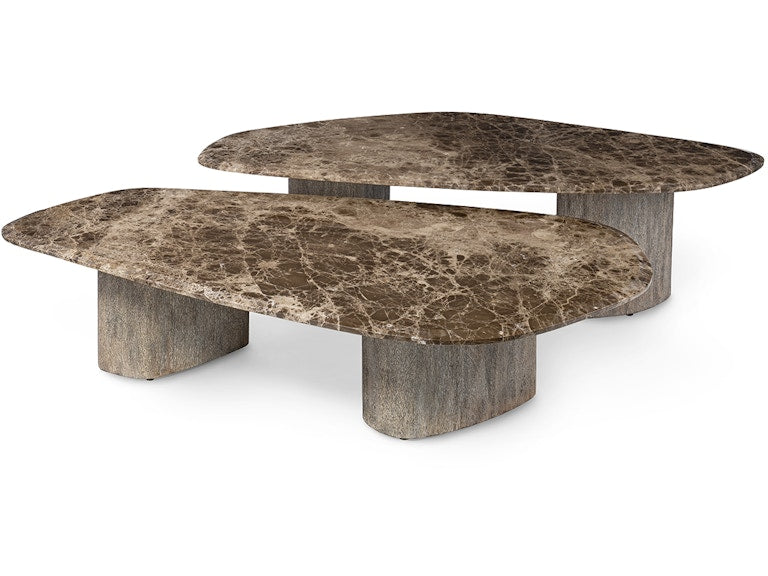 CALEB COFFEE TABLE SHORT, BROWN