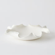 FOLIOS VASE AND BOWLS-MATTE WHITE