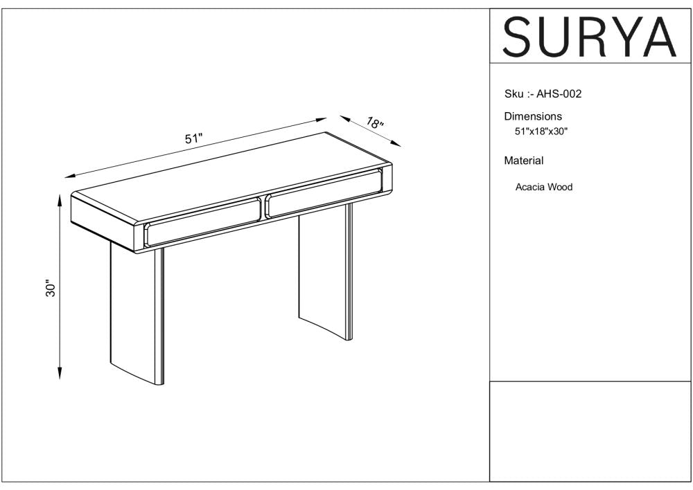 ANISH CONSOLE TABLE