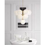 CRISTOL TIERED CHANDELIER