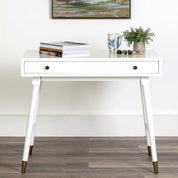 WHITMIRE WHITE RECTANGULAR DESK, KD, WHITE