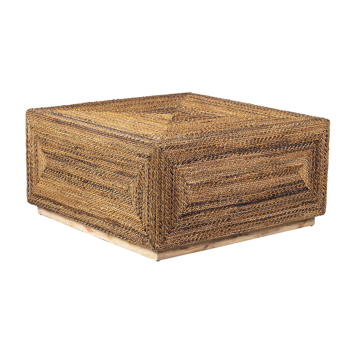 SOREN BRAIDED SEAGRASS COFFEE TABLE