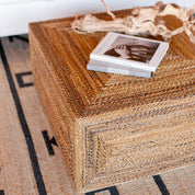 SOREN BRAIDED SEAGRASS COFFEE TABLE