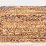 SOREN BRAIDED SEAGRASS COFFEE TABLE