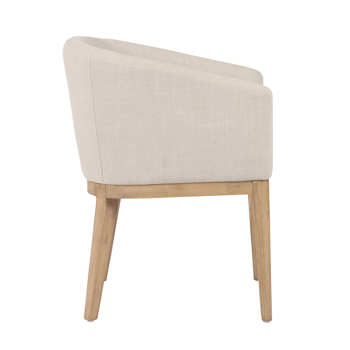 BARREL UPHOLSTERED SIDE CHAIR