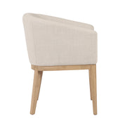 BARREL UPHOLSTERED SIDE CHAIR