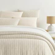 MARINO NATURAL / IVORY MATELASSE COVERLET