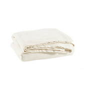 SUMPTUOUD CHENILLE IVORY COVERLET