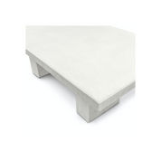 DELANO OUTDOOR RECTANGLE DINING TABLE, WHITE