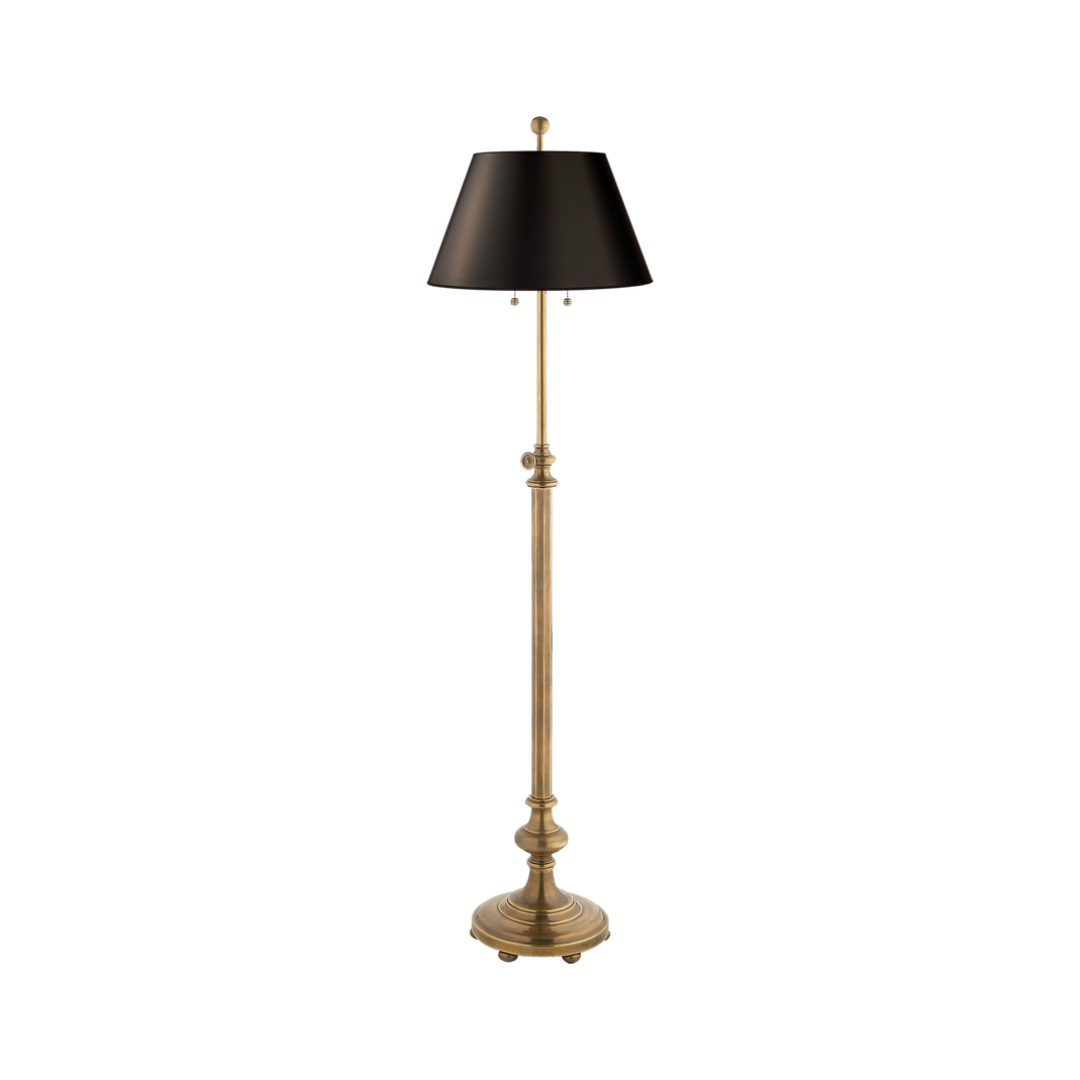 OVERSEAS ADJUSTABLE CLUB FLOOR LAMP