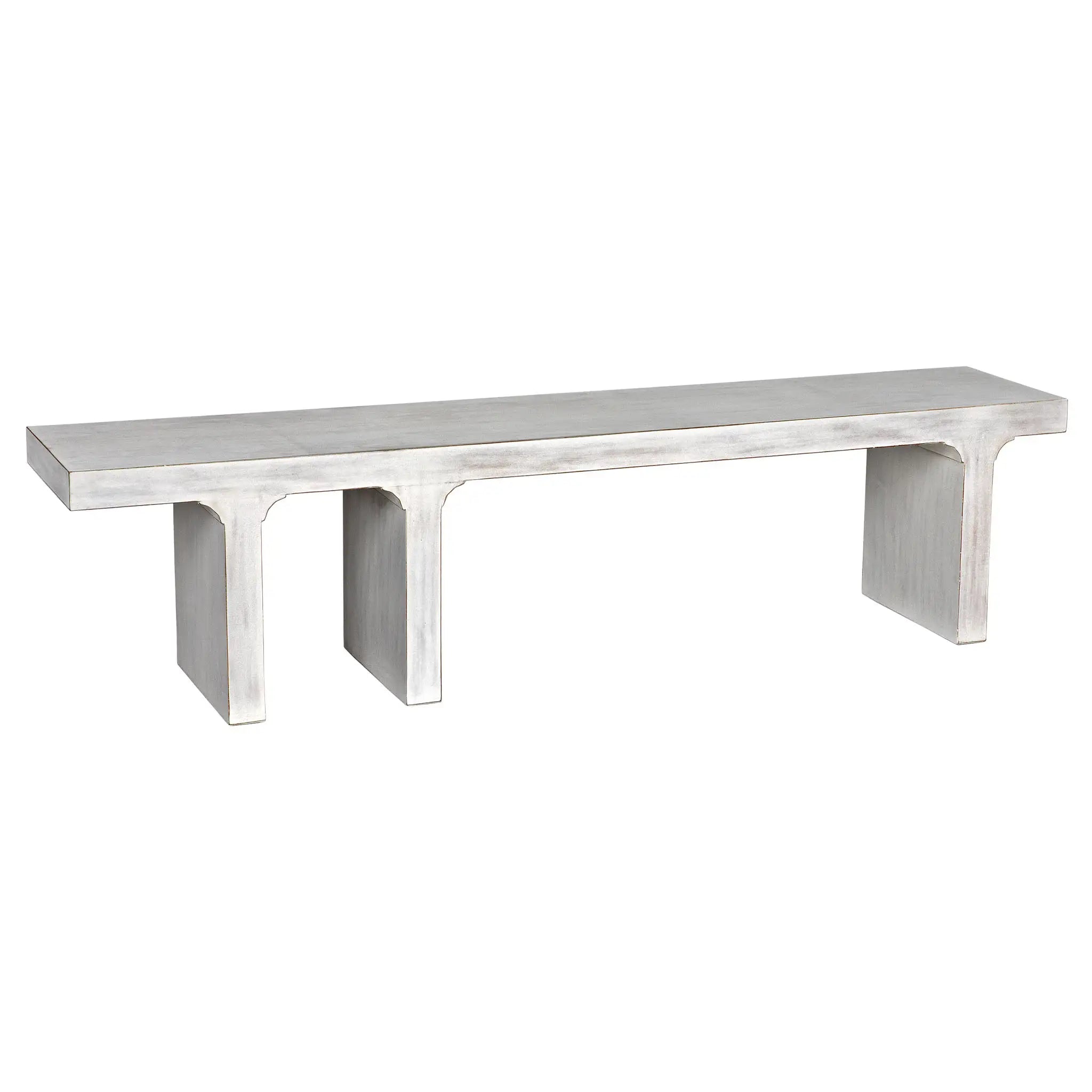 KIR BENCH, WHITE WASH