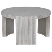 JGOR SIDE/COFFEE TABLE, WHITE WASH