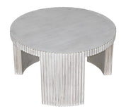 JGOR SIDE/COFFEE TABLE, WHITE WASH