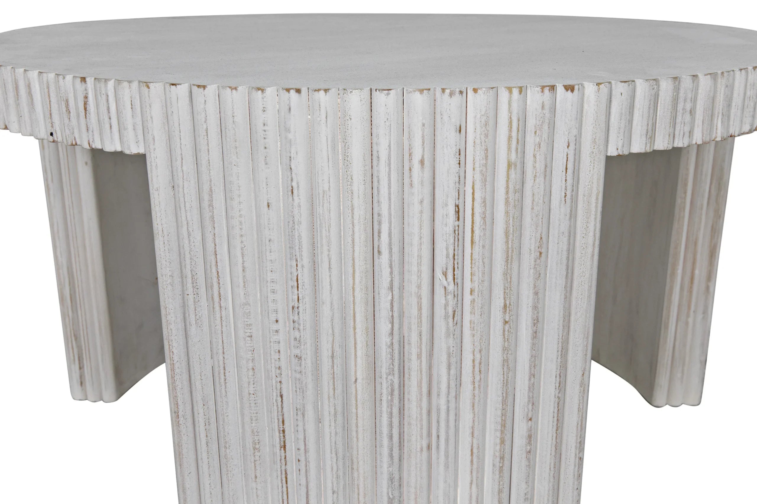 JGOR SIDE/COFFEE TABLE, WHITE WASH