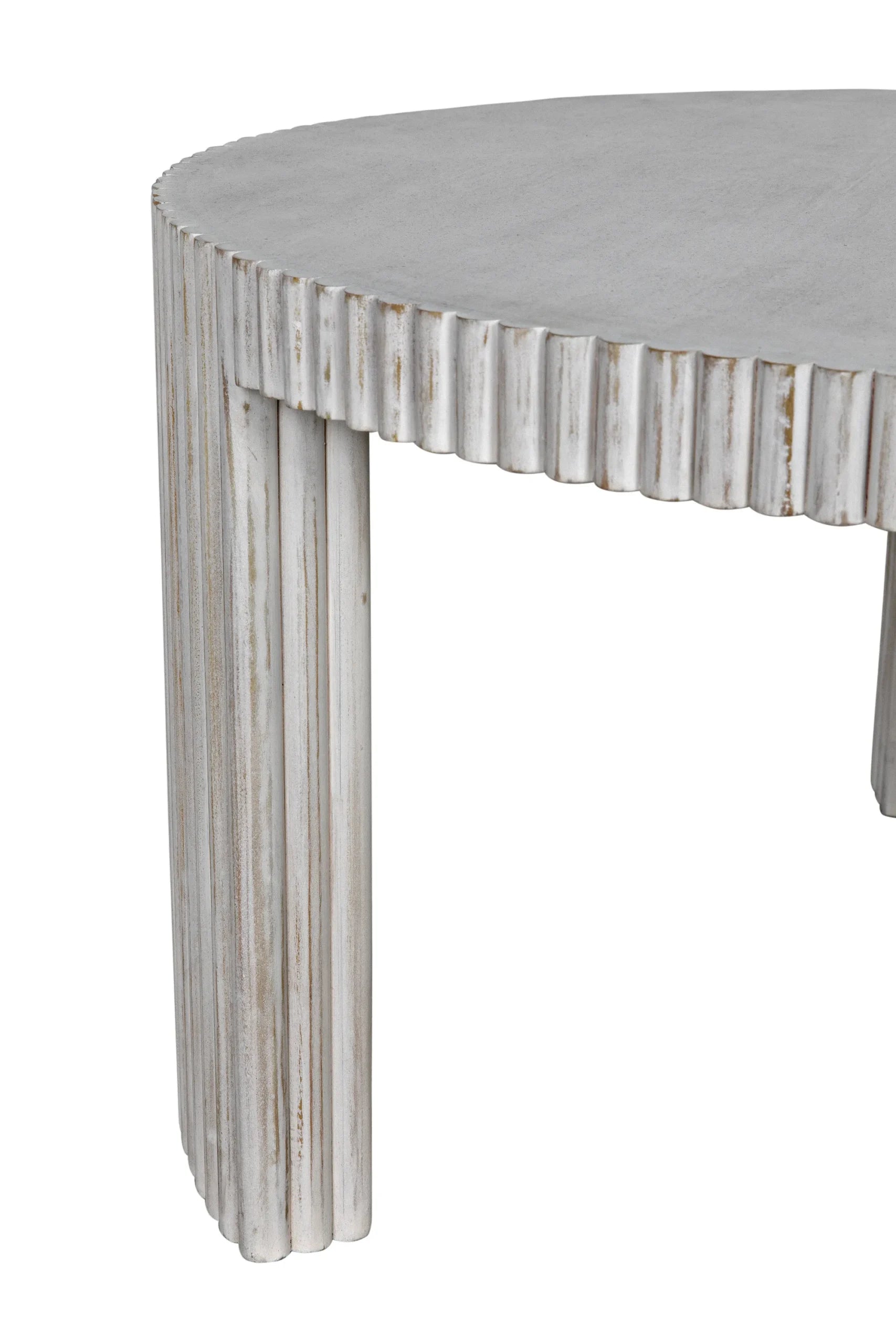 JGOR SIDE/COFFEE TABLE, WHITE WASH